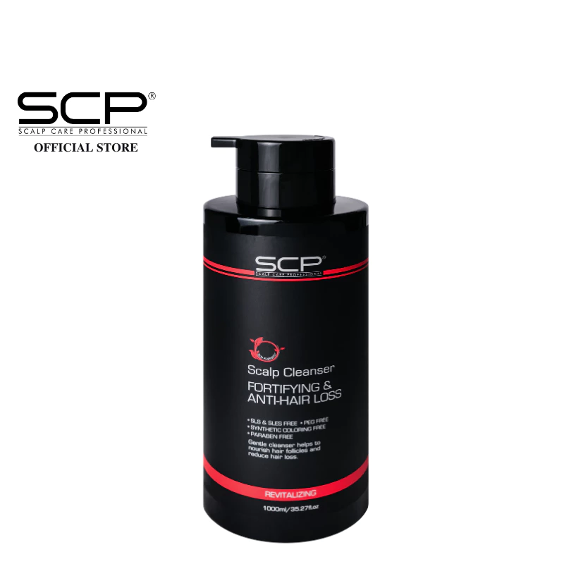 SCP Fortifying & Anti Hair Loss Scalp Cleanser Shampoo For Hair Loss Scalp (300/1000ml)