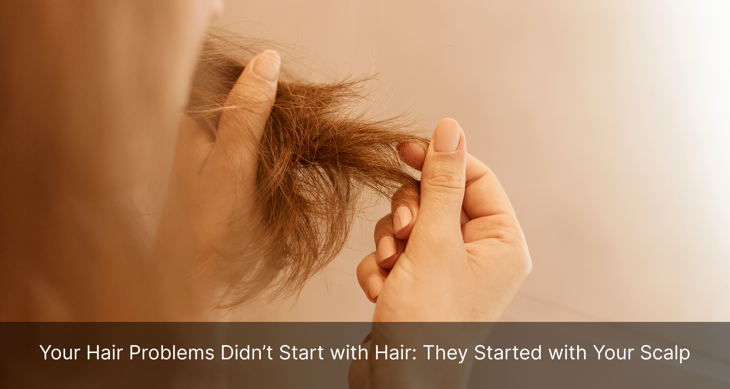 Your hair problem didn’t start with hair: They started with your scalp