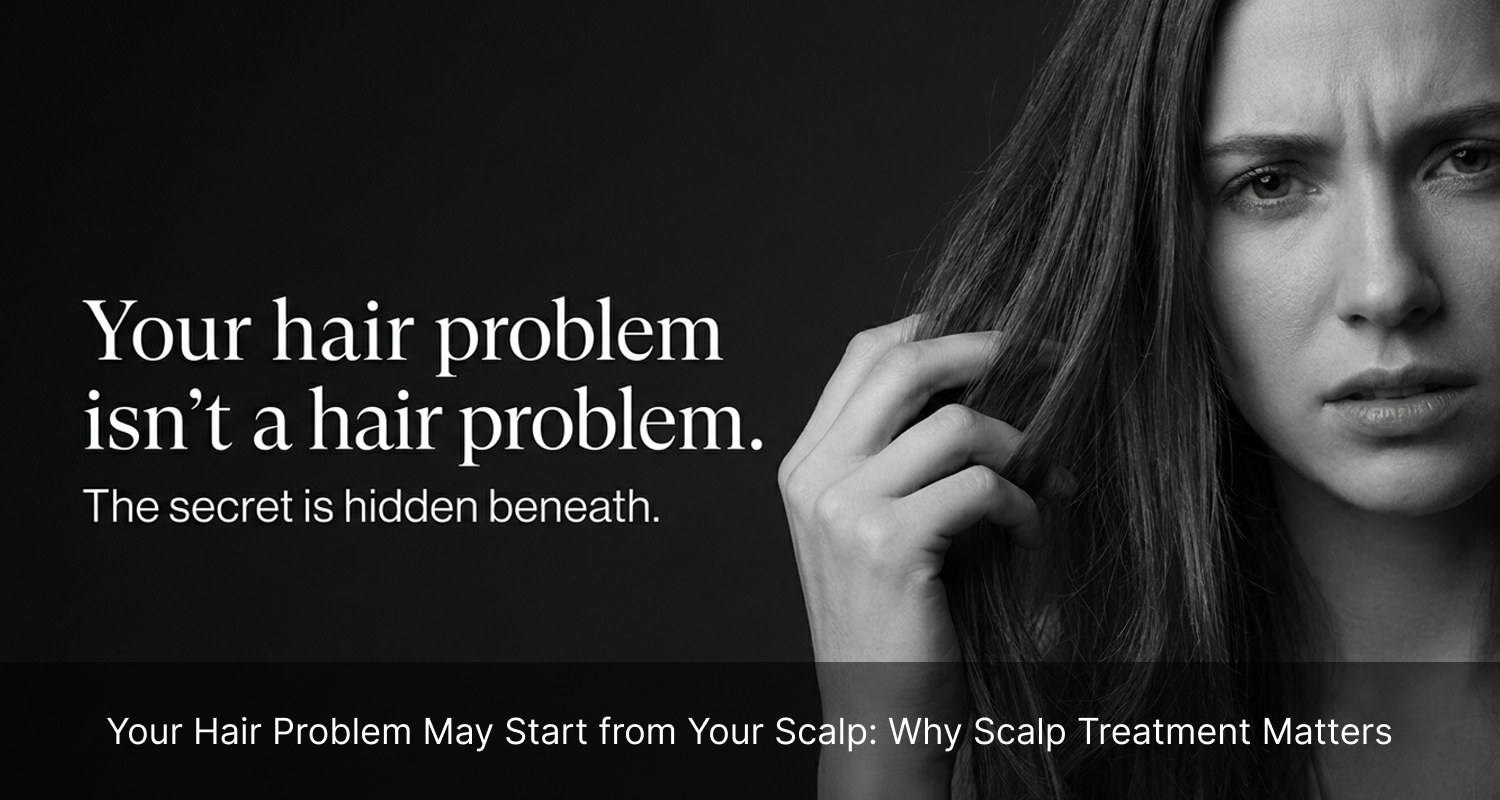 Your Hair Problem May Start from Your Scalp: Why Scalp Treatment Matters