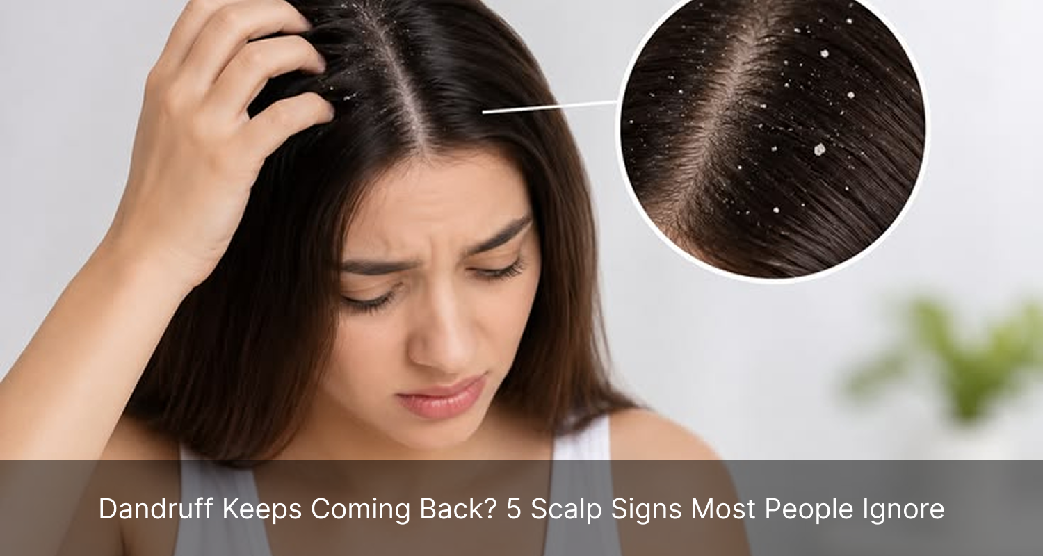 Dandruff Keeps Coming Back? The Scalp Signs Most People Ignore